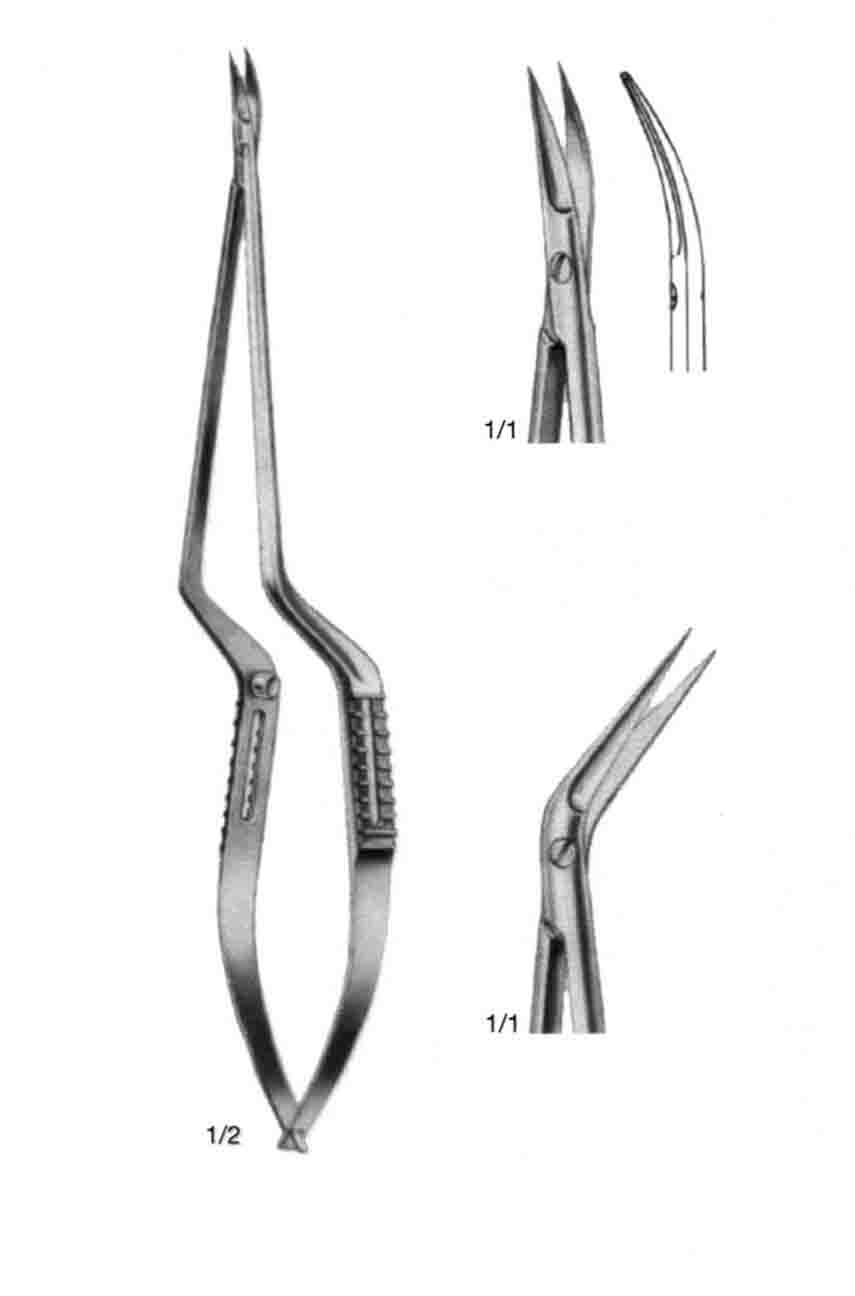 YAŞARGİL MİKRO MAKAS BAYONET) 18 CM